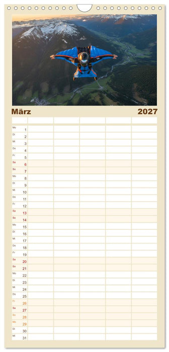 Luftsprünge riskieren (CALVENDO Familienplaner 2027)
