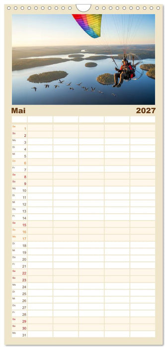 Luftsprünge riskieren (CALVENDO Familienplaner 2027)