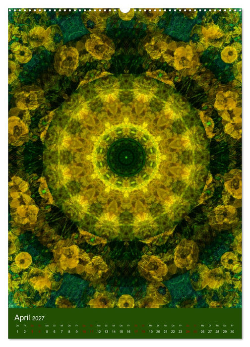 Meditative Pflanzenmandalas (CALVENDO Premium Wandkalender 2027)