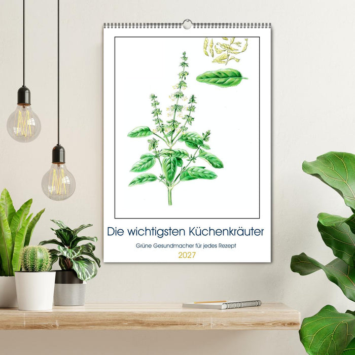 Die wichtigsten Küchenkräuter (CALVENDO Wandkalender 2027)