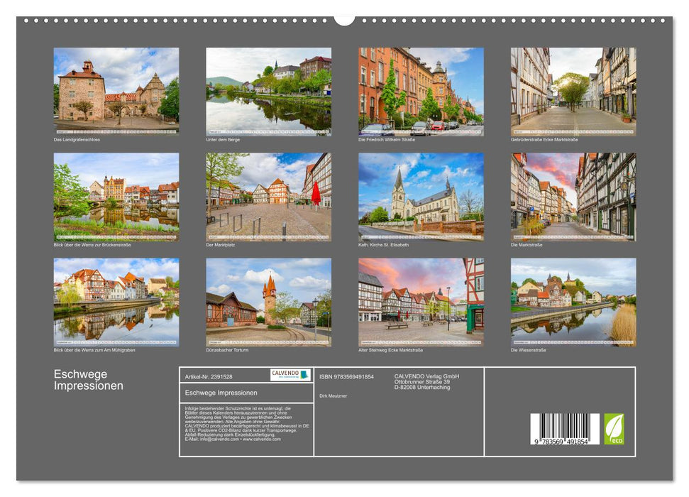 Eschwege Impressionen (CALVENDO Premium Wandkalender 2027)