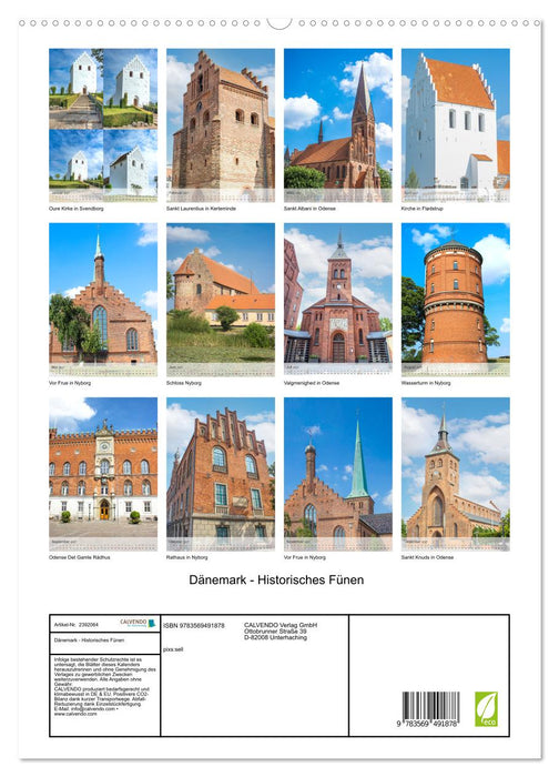 Dänemark - Historisches Fünen (CALVENDO Wandkalender 2027)