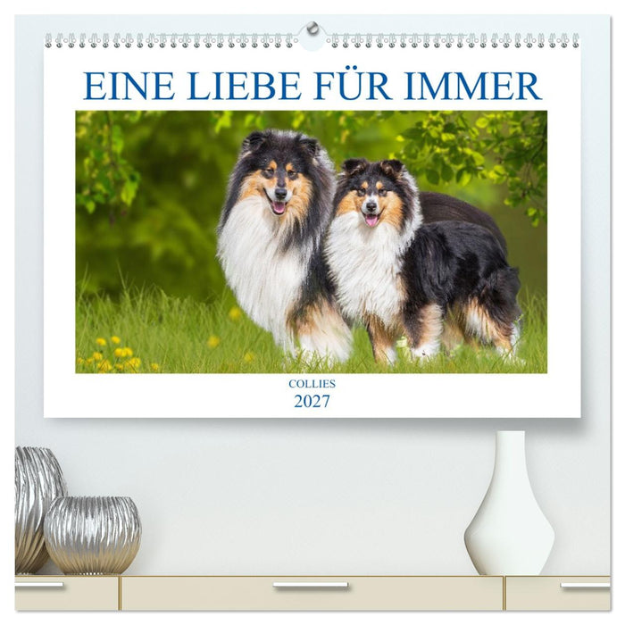Eine Liebe für immer - Collies (CALVENDO Premium Wandkalender 2027)