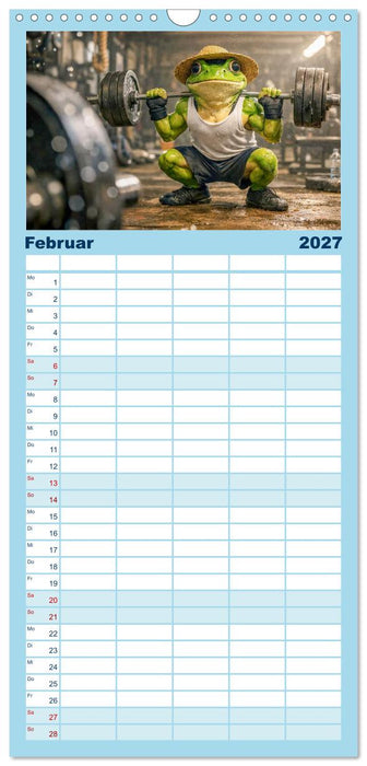 Sportfrosch (CALVENDO Familienplaner 2027)