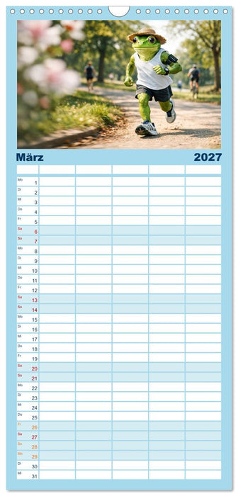 Sportfrosch (CALVENDO Familienplaner 2027)