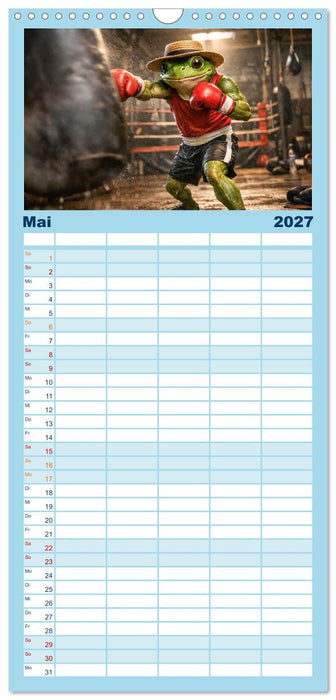 Sportfrosch (CALVENDO Familienplaner 2027)