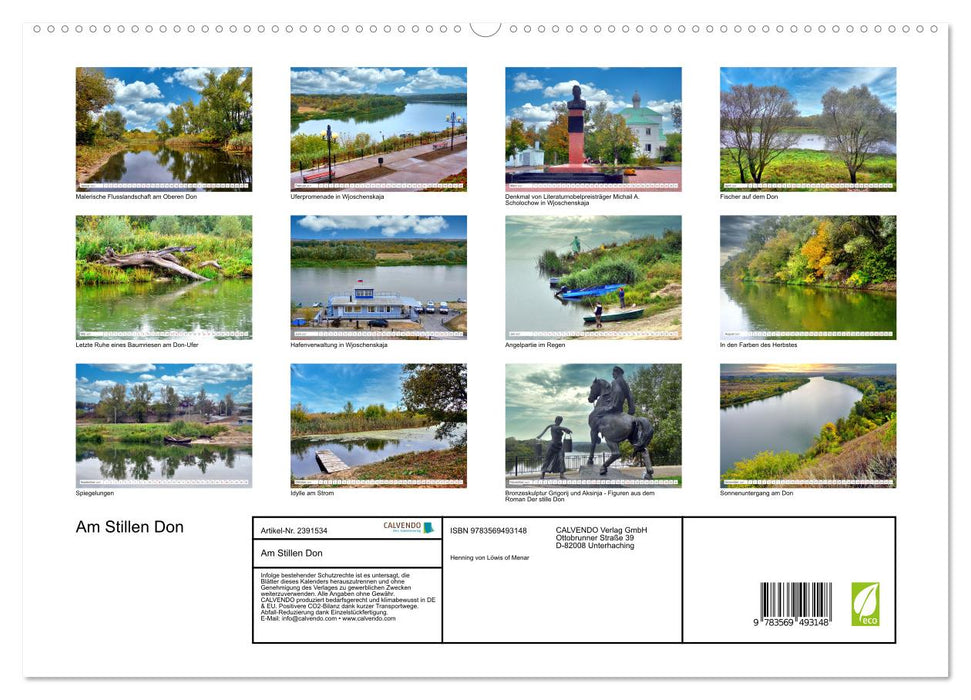Am Stillen Don (CALVENDO Wandkalender 2027)