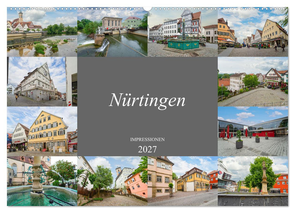 Nürtingen Impressionen (CALVENDO Wandkalender 2027)