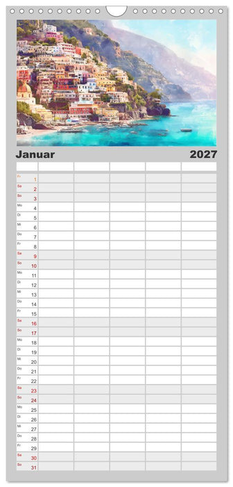 Wo das Meer zuhause ist (CALVENDO Familienplaner 2027)