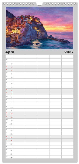 Wo das Meer zuhause ist (CALVENDO Familienplaner 2027)