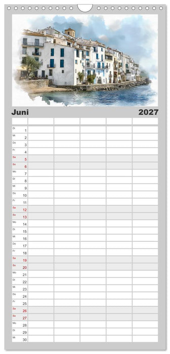 Wo das Meer zuhause ist (CALVENDO Familienplaner 2027)