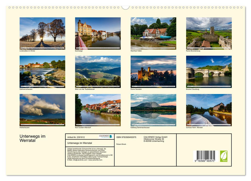Unterwegs im Werratal (CALVENDO Wandkalender 2027)