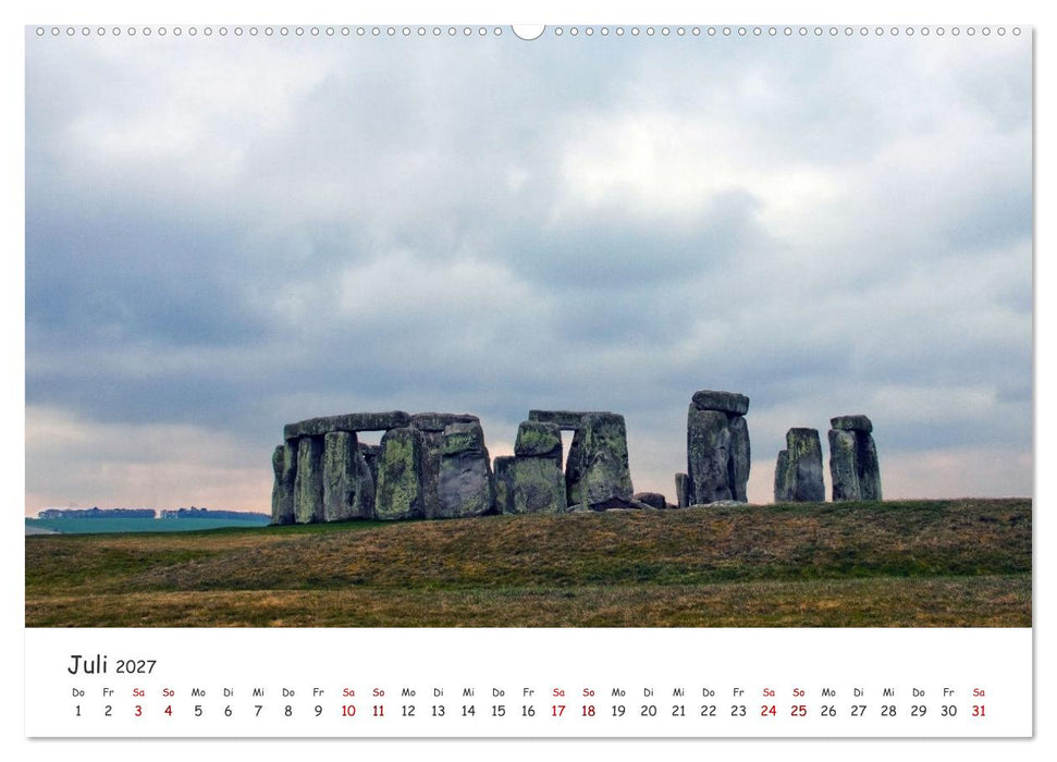 Magische Orte - Steinkreise, Dolmen, Megalithen (CALVENDO Premium Wandkalender 2027)