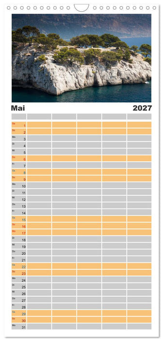 Côte d’Azur Glanzlichter an der französischen Mittelmeerküste (CALVENDO Familienplaner 2027)
