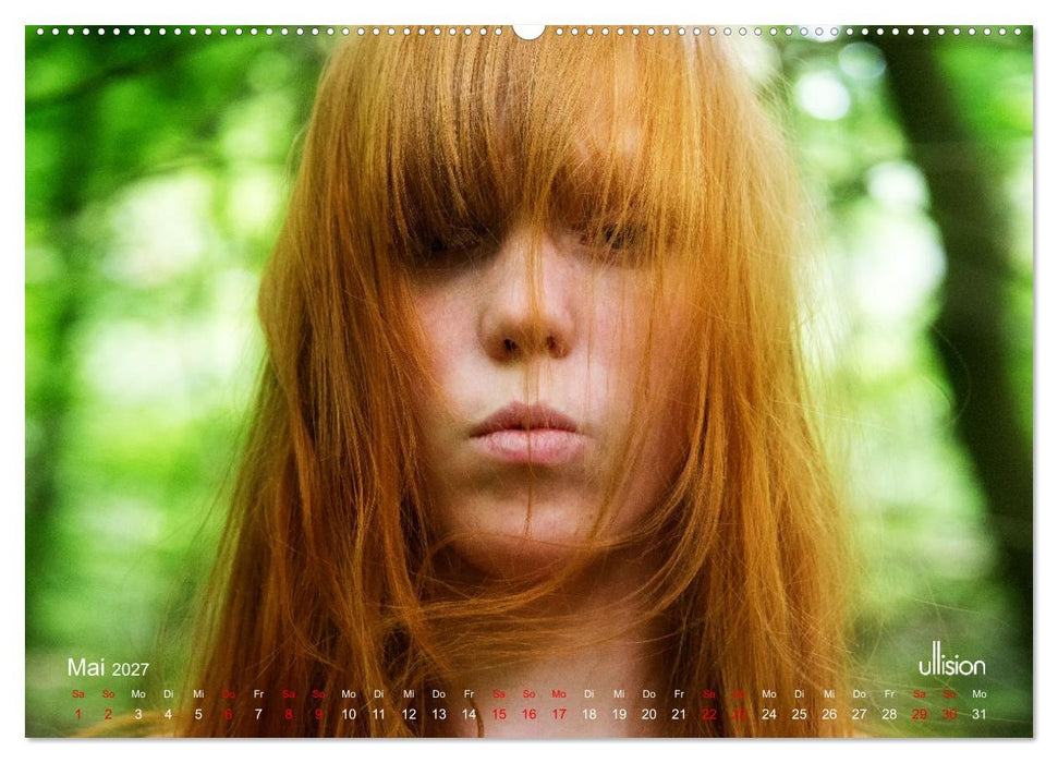 REDHEADS - Portrait aus dem Paradies (CALVENDO Premium Wandkalender 2027)