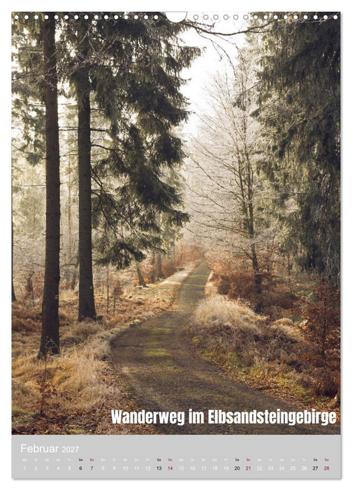 Traumpfade - Schöne Heimat Sachsen (CALVENDO Wandkalender 2027)
