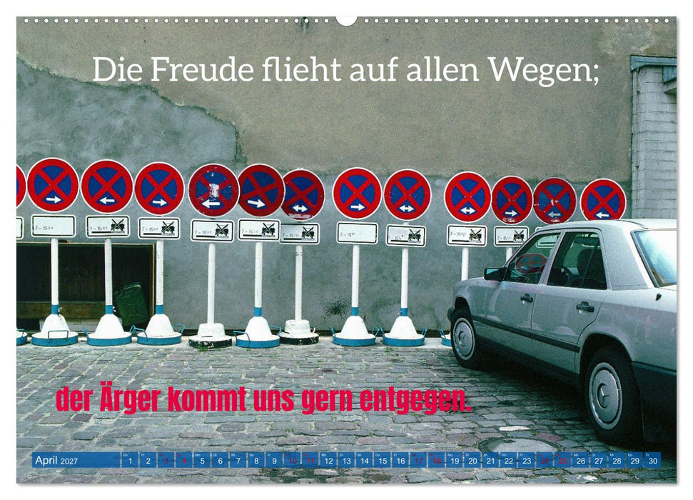 Erbauliches zum Schmunzeln - Weisheiten von Wilhelm Busch (CALVENDO Wandkalender 2027)