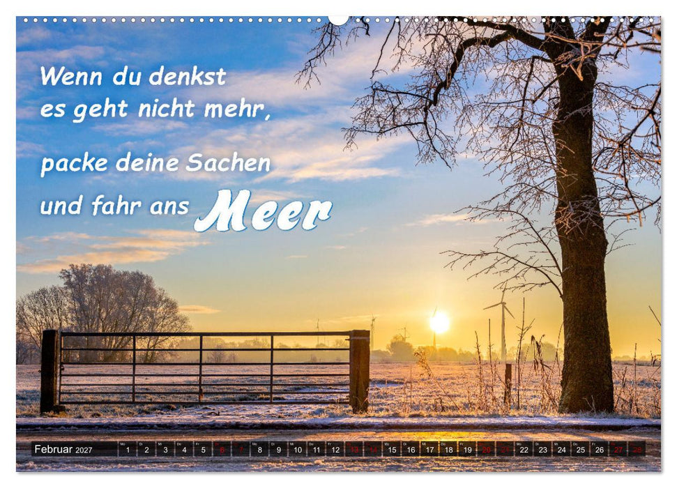 Sehnsucht zum Meer (CALVENDO Premium Wandkalender 2027)