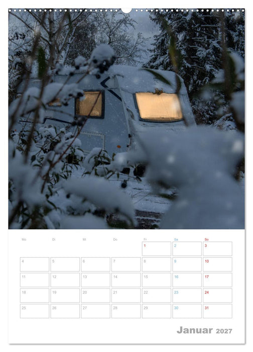 CAMPING-GLÜCK - Dein Urlaubsplaner (CALVENDO Premium Wandkalender 2027)