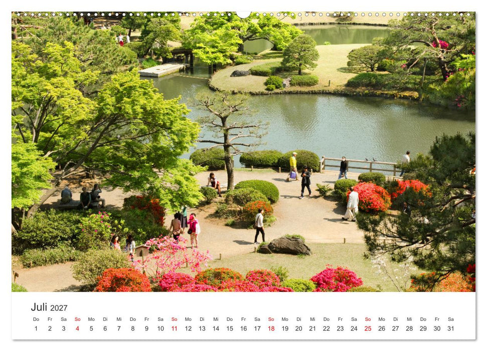 Gärten in Japan (CALVENDO Premium Wandkalender 2027)