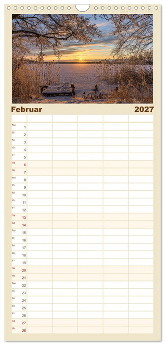 Magische Stimmungen in Mecklenburg-Vorpommern (CALVENDO Familienplaner 2027)
