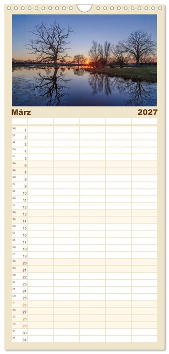 Magische Stimmungen in Mecklenburg-Vorpommern (CALVENDO Familienplaner 2027)