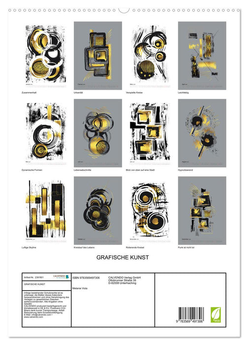 GRAFISCHE KUNST (CALVENDO Premium Wandkalender 2027)