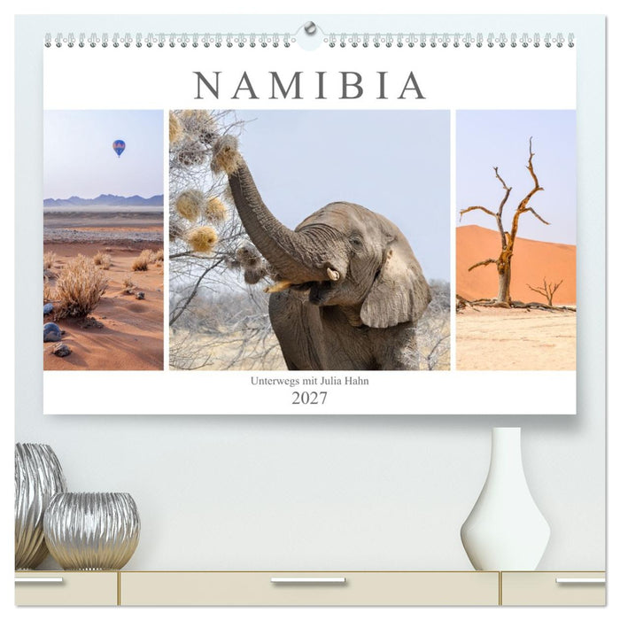 Namibia - unterwegs mit Julia Hahn (CALVENDO Premium Wandkalender 2027)