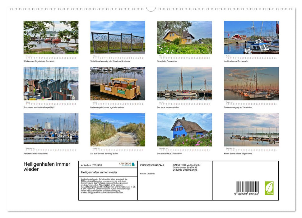Heiligenhafen immer wieder (CALVENDO Wandkalender 2027)