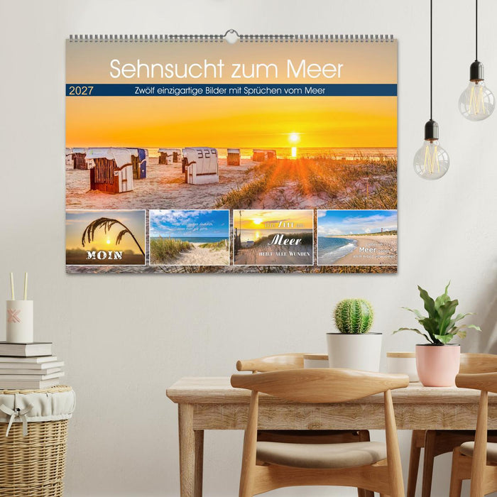 Sehnsucht zum Meer (CALVENDO Wandkalender 2027)