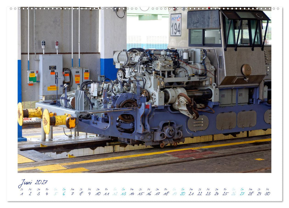 PANAMA-KANAL: Drahtseilakt-Bilder (CALVENDO Premium Wandkalender 2027)