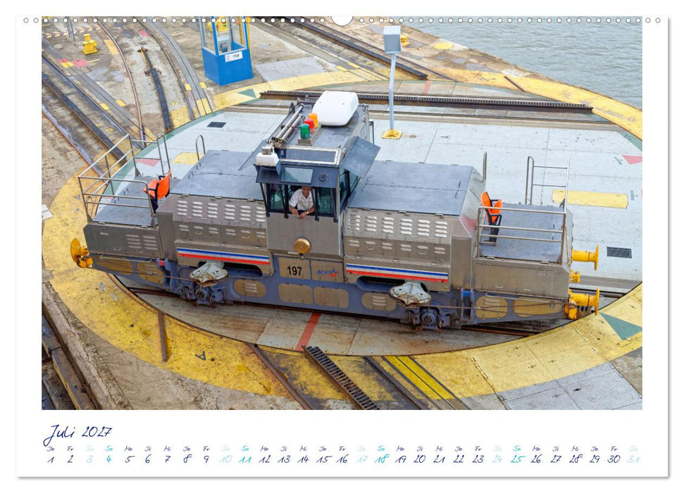 PANAMA-KANAL: Drahtseilakt-Bilder (CALVENDO Premium Wandkalender 2027)