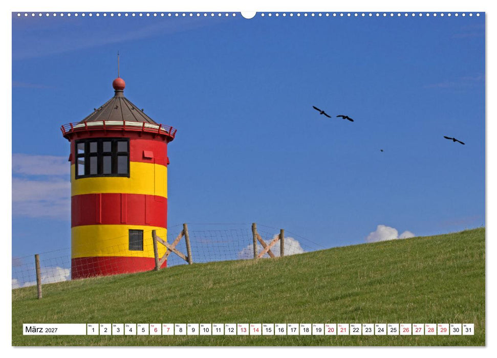 GREETSIEL - Schafe - Krabbenkutter - Möwen (CALVENDO Premium Wandkalender 2027)