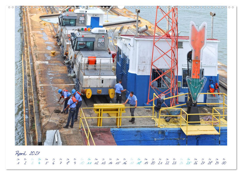 PANAMA-KANAL: Drahtseilakt-Bilder (CALVENDO Wandkalender 2027)