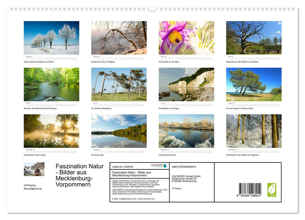 Faszination Natur - Bilder aus Mecklenburg-Vorpommern (CALVENDO Wandkalender 2027)