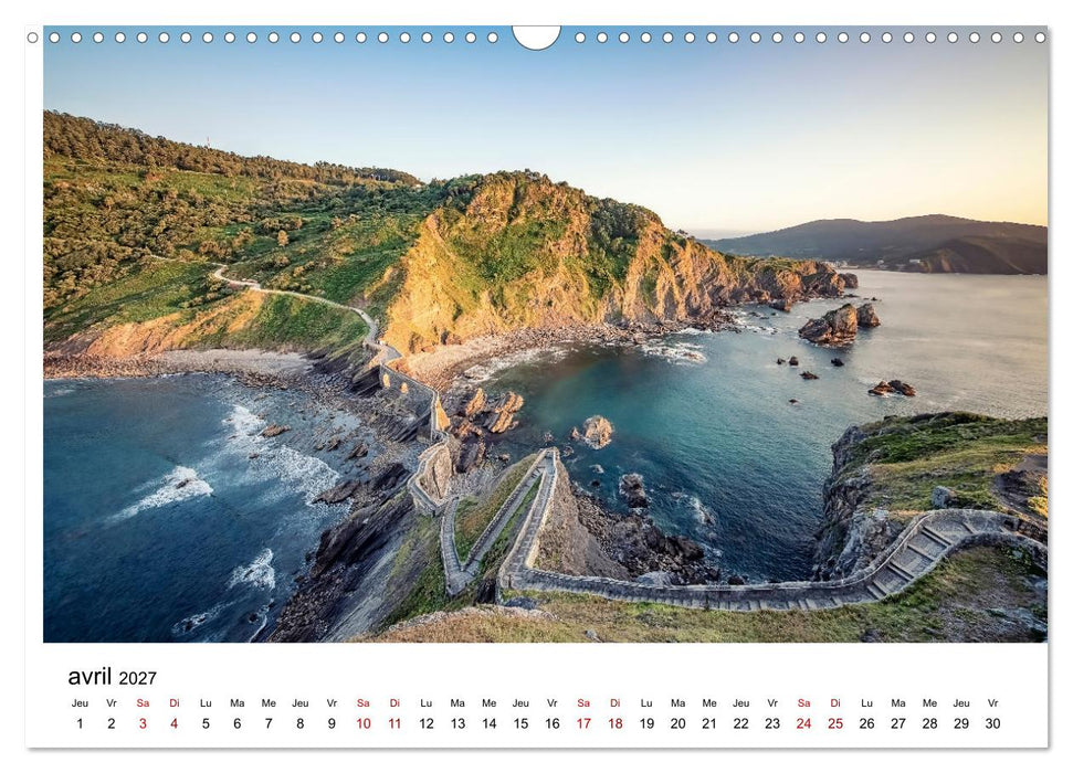 Stupéfiante Espagne (CALVENDO Calendrier mensuel 2027)