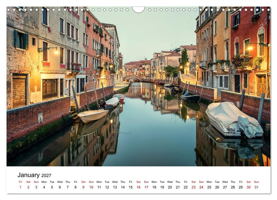 Beautiful Venice (CALVENDO Monthly Calendar 2027)