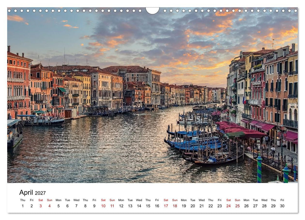 Beautiful Venice (CALVENDO Monthly Calendar 2027)