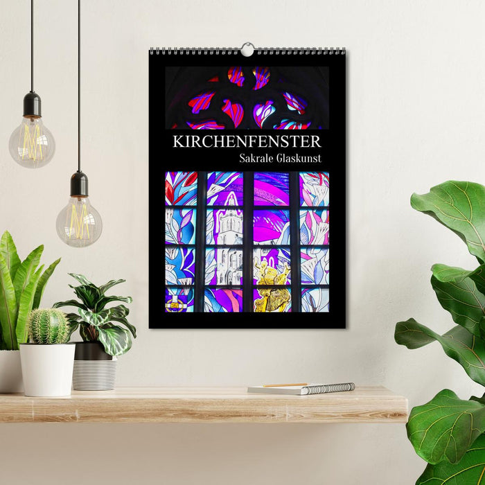 Kirchenfenster - Sakrale Glaskunst (CALVENDO Wandkalender 2027)