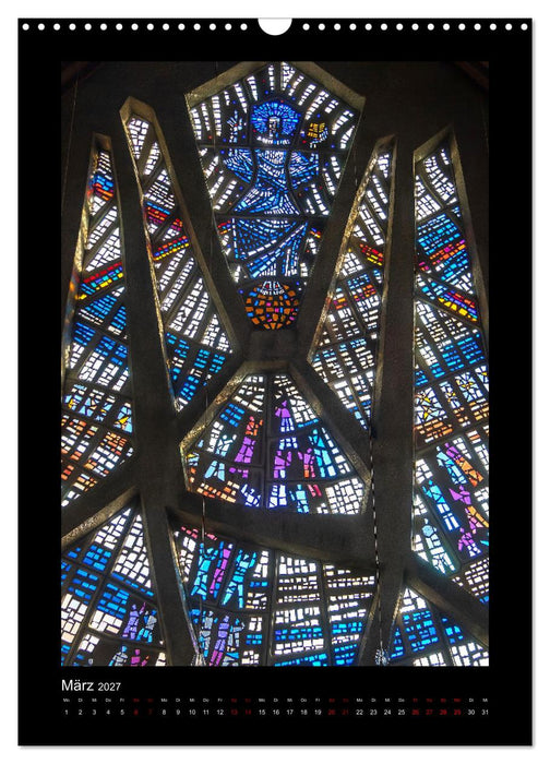 Kirchenfenster - Sakrale Glaskunst (CALVENDO Wandkalender 2027)