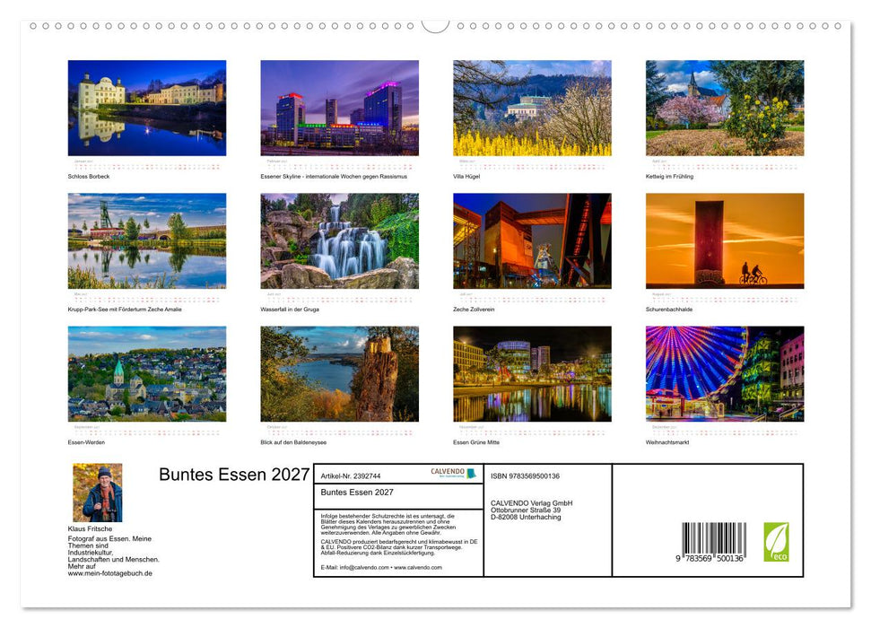 Buntes Essen 2027 (CALVENDO Premium Wandkalender 2027)