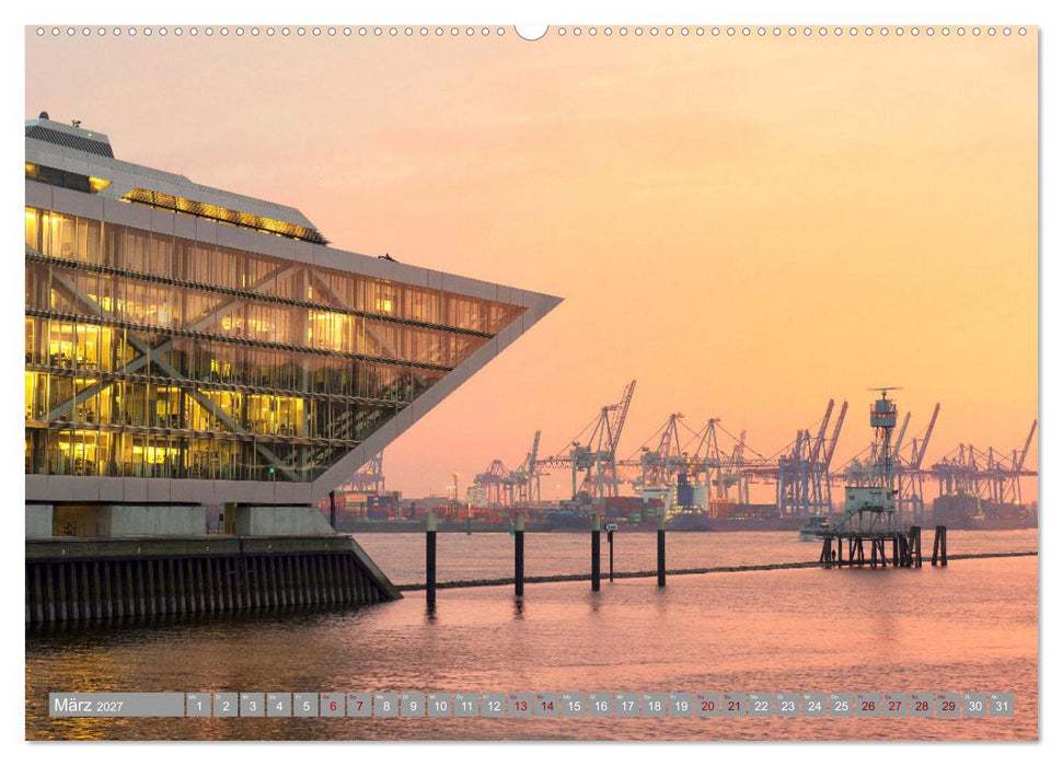 HAMBURG - Maritime Metropole (CALVENDO Premium Wandkalender 2027)
