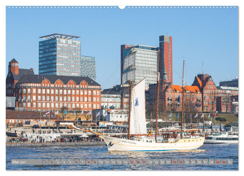 HAMBURG - Maritime Metropole (CALVENDO Premium Wandkalender 2027)