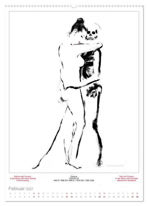 TOTENTANZ HERRENWAHL Haiku Zenga Photo DANCE OF DEATH MEN'S CHOICE (CALVENDO Wandkalender 2027)