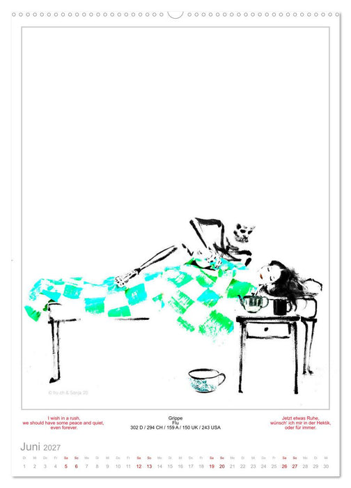 TOTENTANZ HERRENWAHL Haiku Zenga Photo DANCE OF DEATH MEN'S CHOICE (CALVENDO Wandkalender 2027)