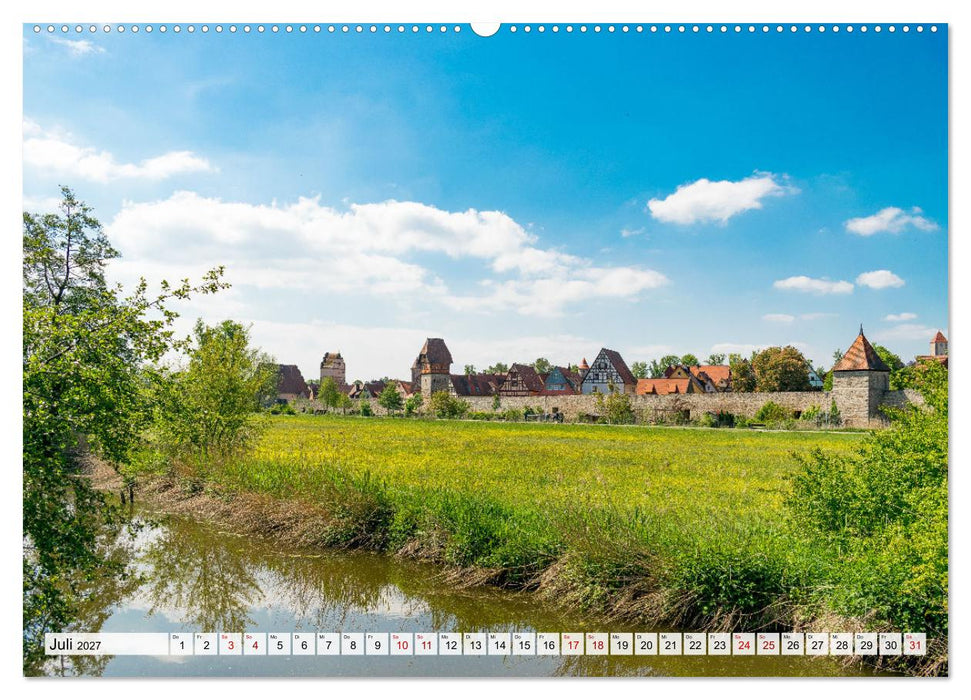 Ein Spaziergang durch Dinkelsbühl (CALVENDO Premium Wandkalender 2027)