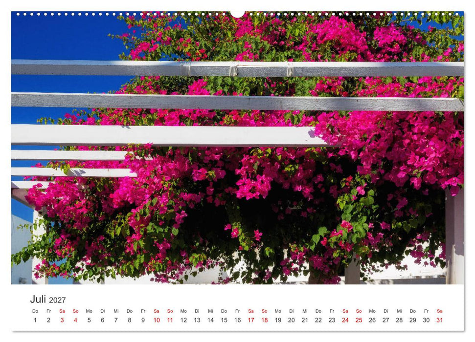 Santorini Fira & Firostefani (CALVENDO Premium Wandkalender 2027)