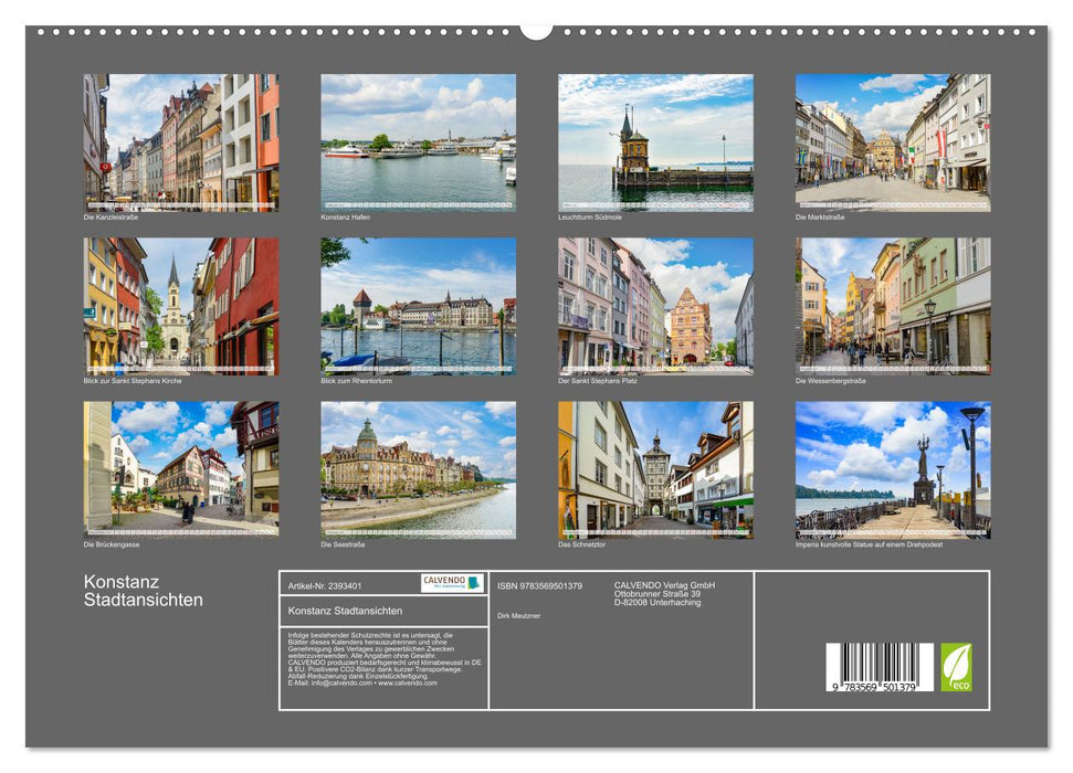 Konstanz Stadtansichten (CALVENDO Premium Wandkalender 2027)