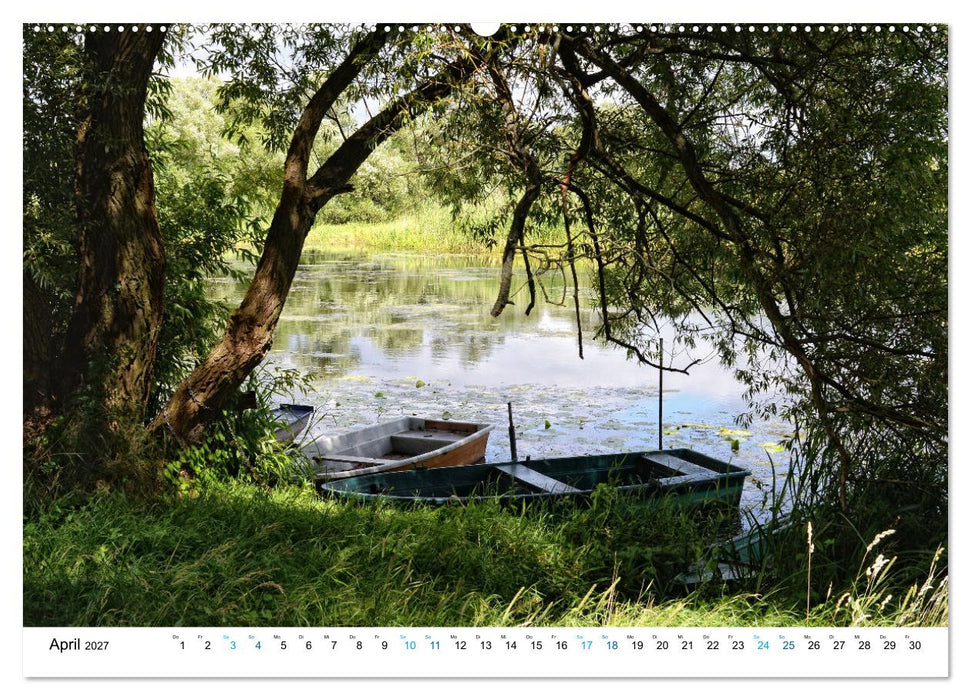 Die Havel entlang - Brandenburg, Rathenow, Havelberg (CALVENDO Wandkalender 2027)