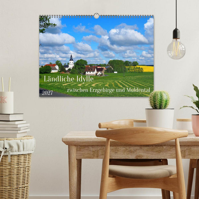 Ländliche Idylle zwischen Erzgebirge und Muldental (CALVENDO Wandkalender 2027)